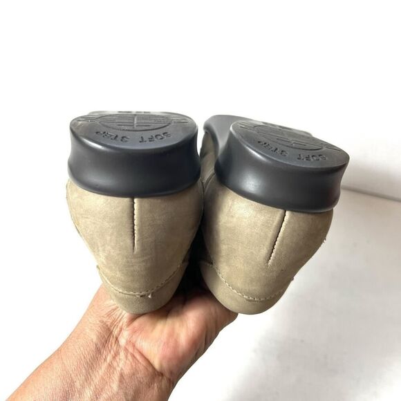 SAS Tripad Comfort Beige Leather Flats Slip On Shoes Womens 6.5 M Comfort Casual - Picture 8 of 11